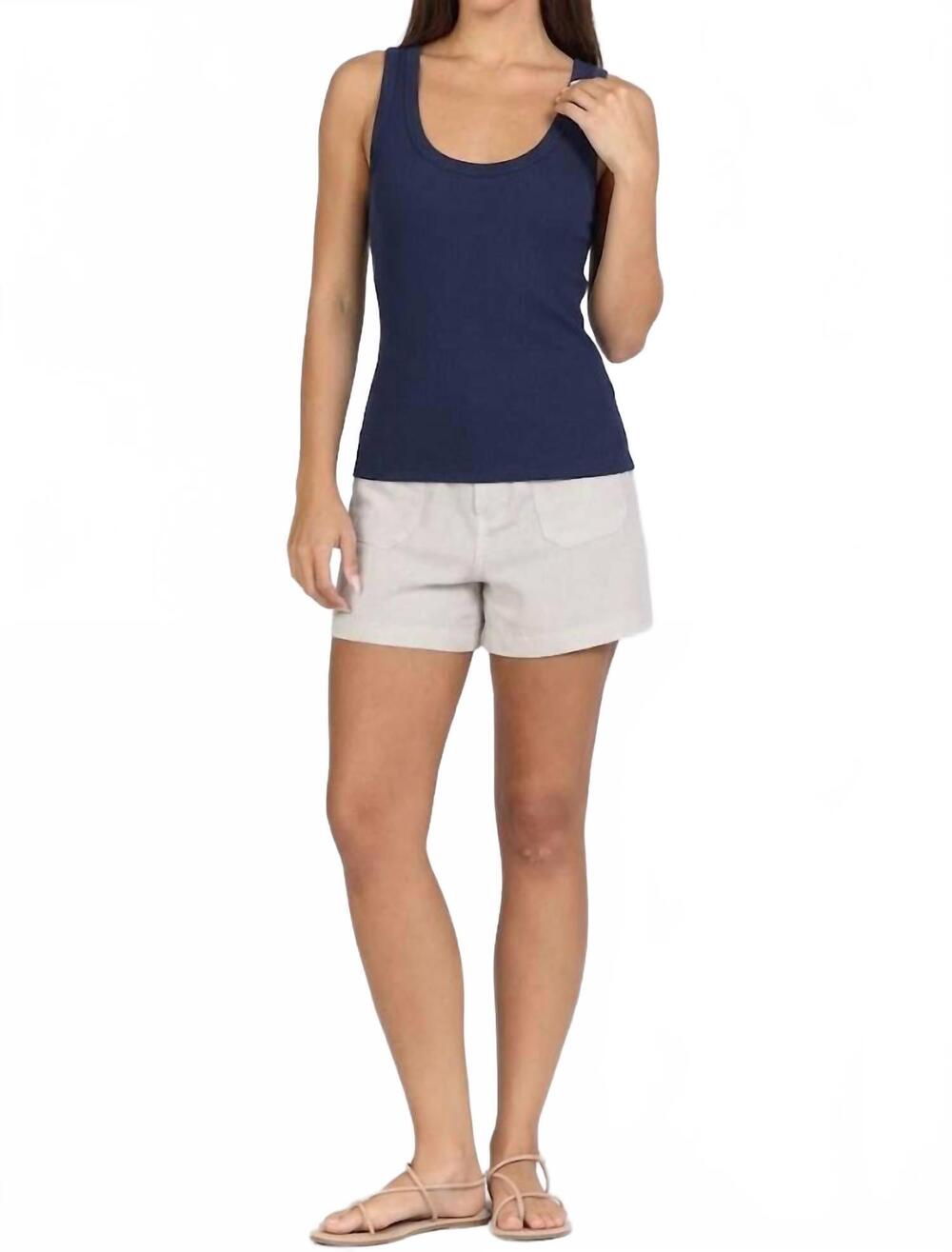 NEW DEAR JOHN DENIM louise tank top in black iris